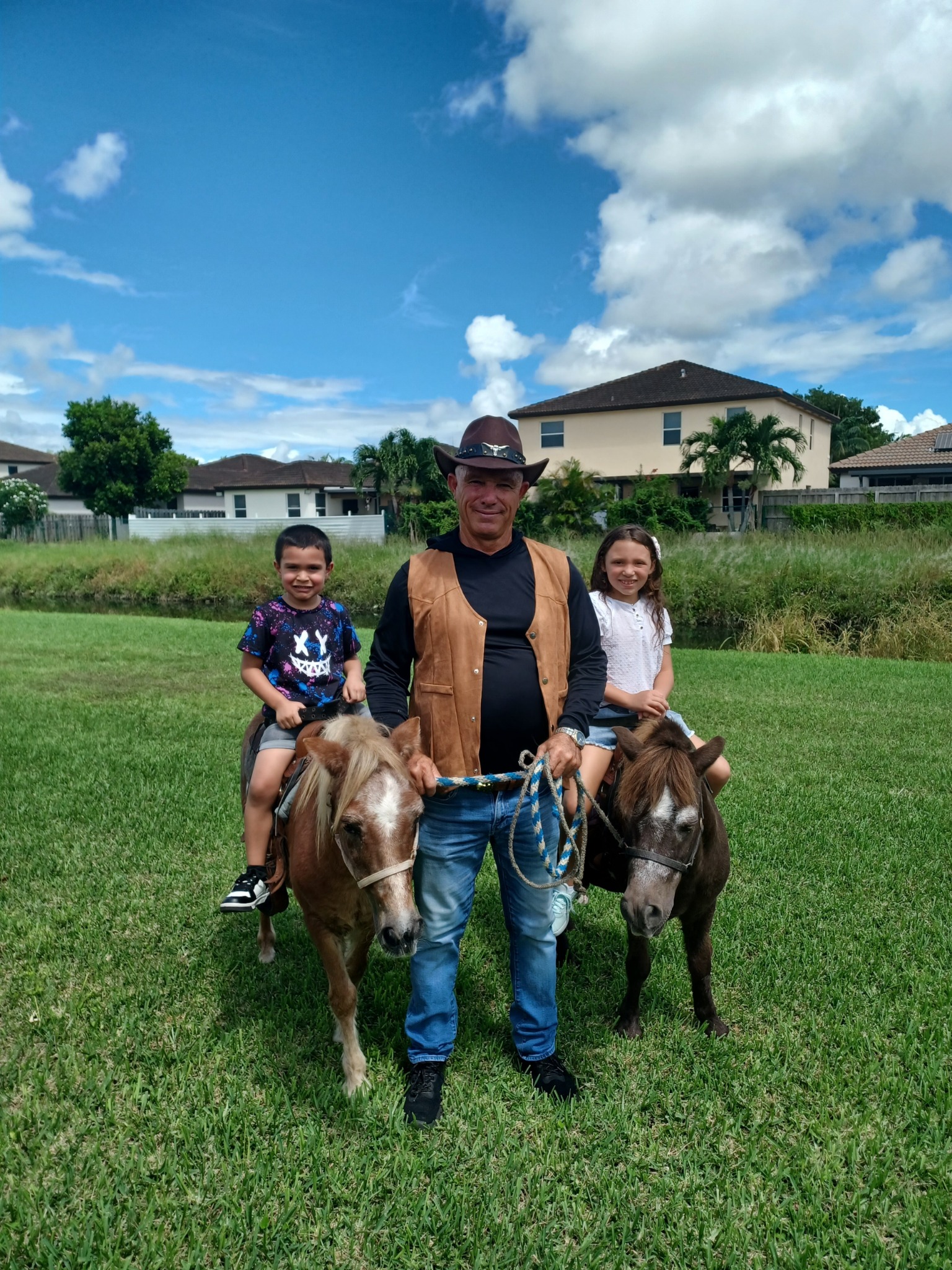 petting zoo animals at a family event